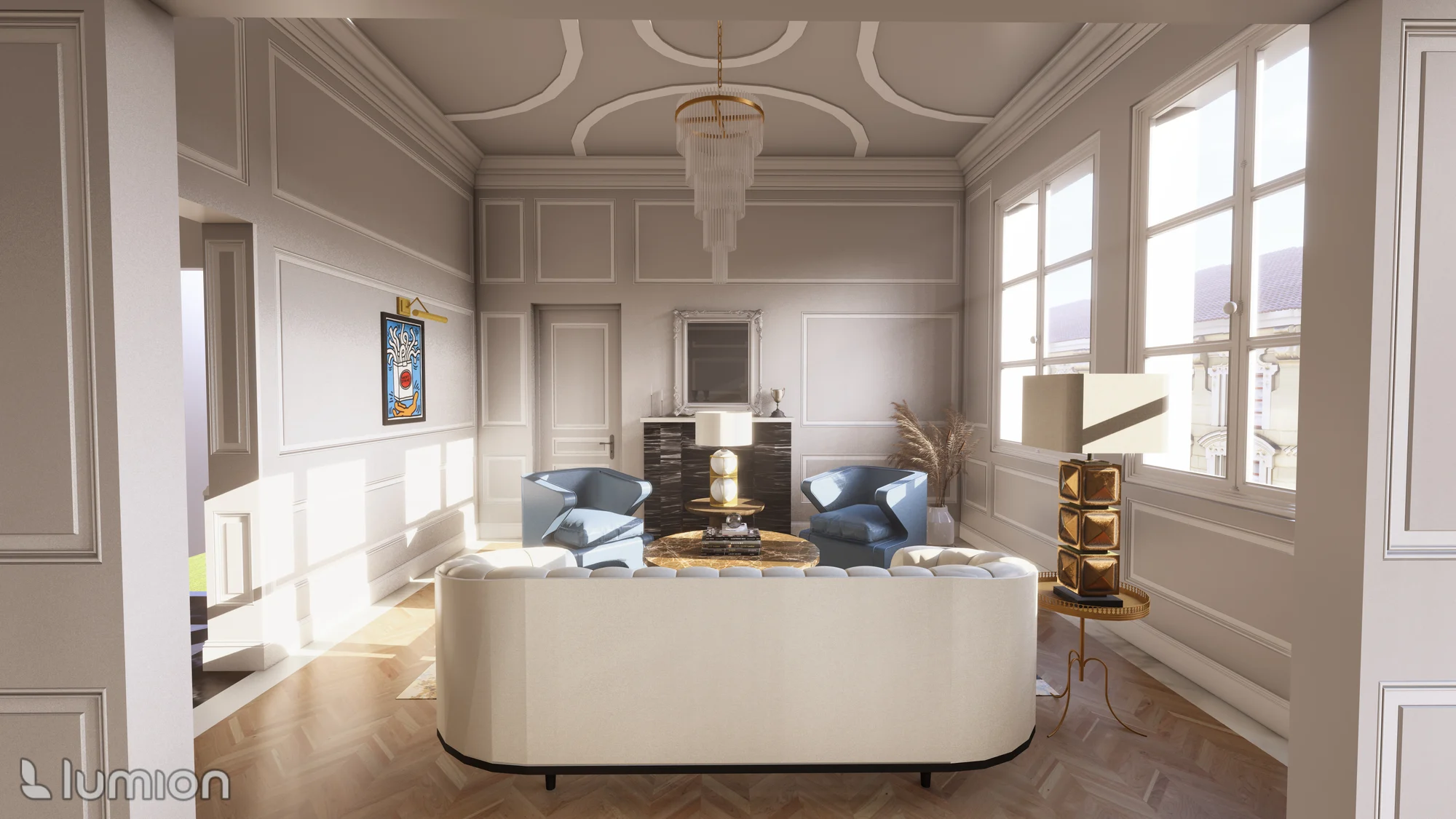 Vue extérieure du projet Appartement haussmannien