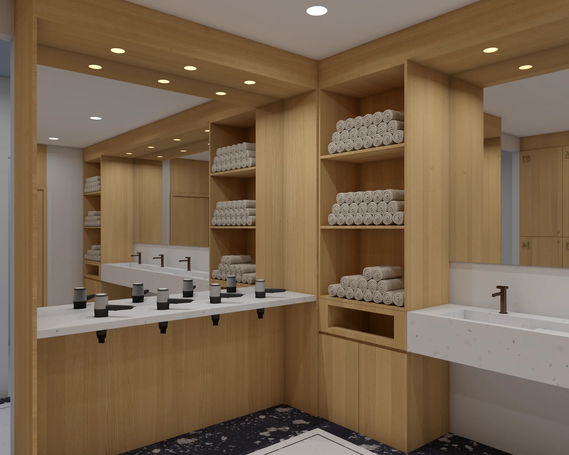 Be gym — Vestiaires