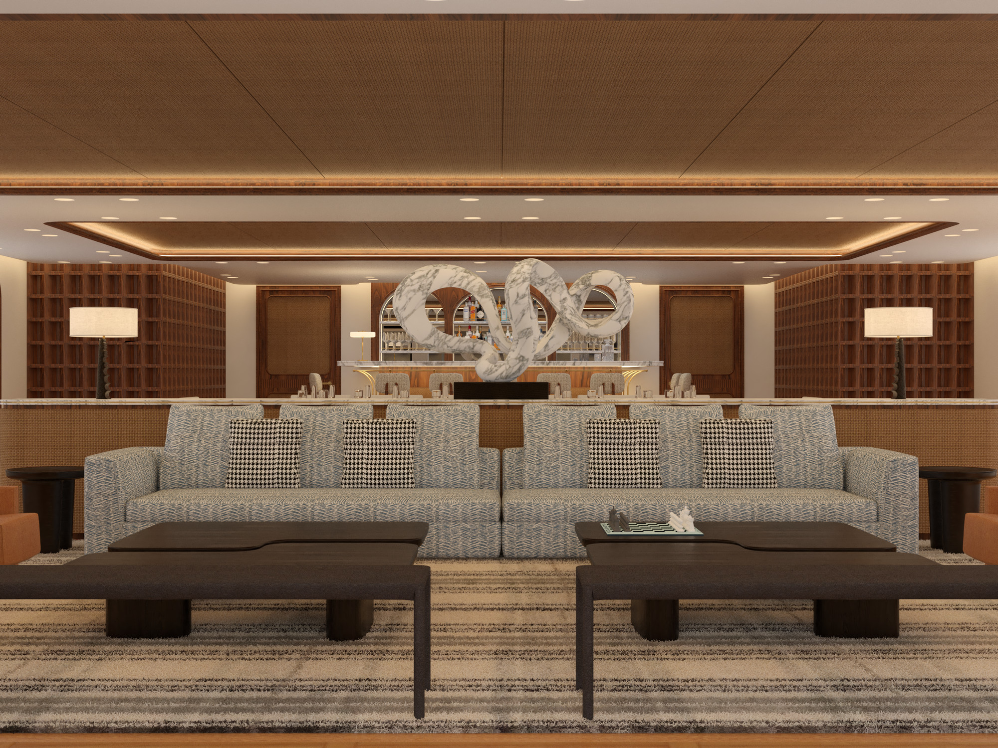 Vue extérieure du projet Yacht 80 m